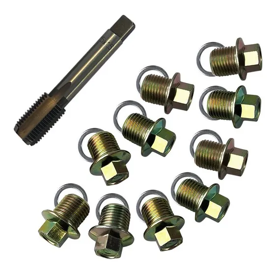 Macho M15 Rosca Do Bujão Óleo Medida Especial + Kit Parafuso