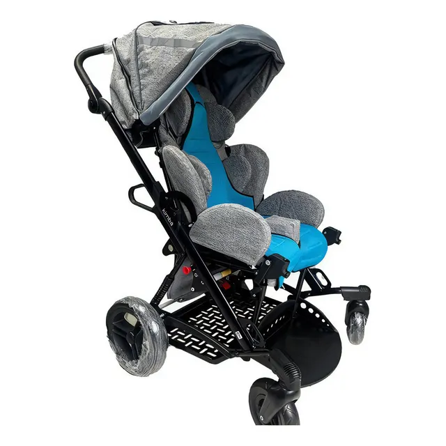 Carrinho Kimba 2.0 Tam 2 Chassi Preto Estofado Turquesa Cor Azul-turquesa