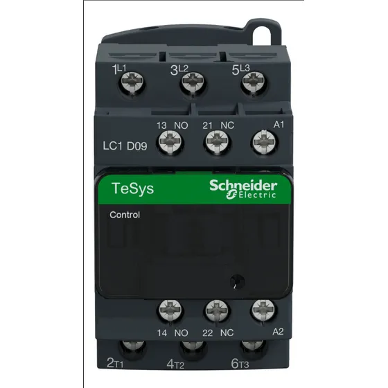 Contactor Schneider Electric LC1D09F7 Bobina 5hp 440v, 2hp A 1na-1nc