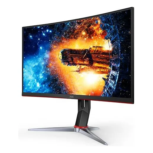 Monitor Gamer Aoc C24g2 Curvo 24 , Va, Full Hd, 165hz, 1ms