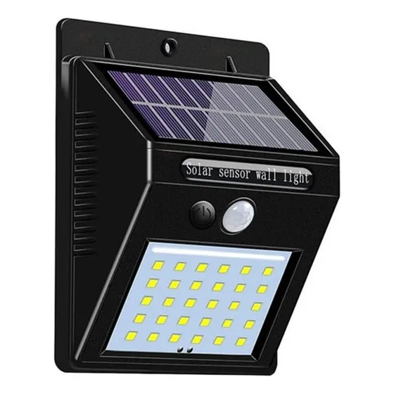 Lampada Que Acende Sozinha A Noite Solar Sensor De Presença