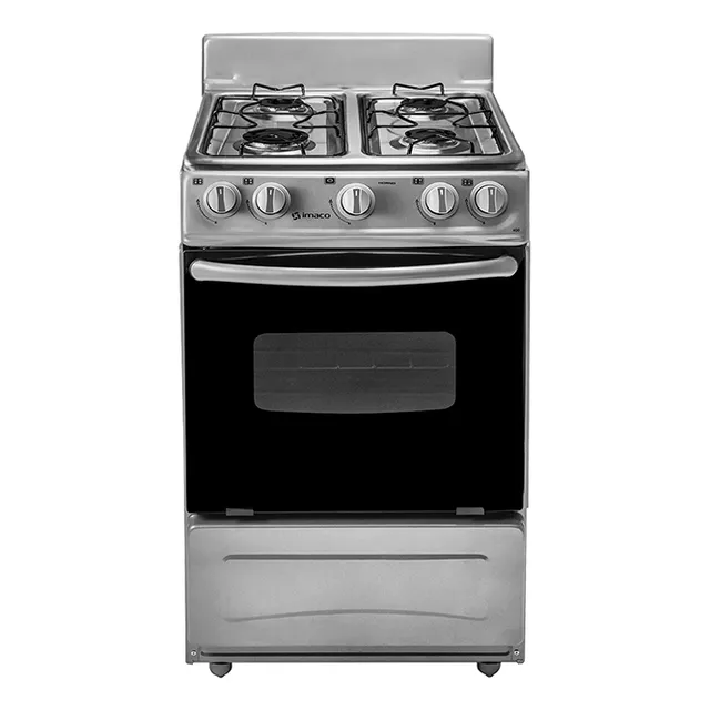 Cocina De Pie Imaco 4 Quemadores 50cm 400 Gris