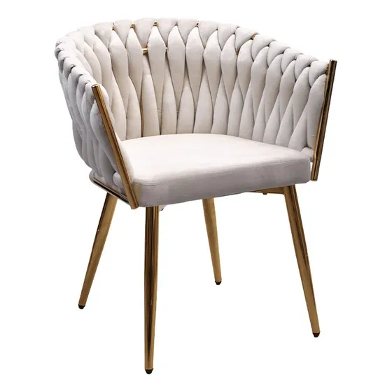 Silla Comedor Poltrona Moderna Larissa Gamuza Elegante