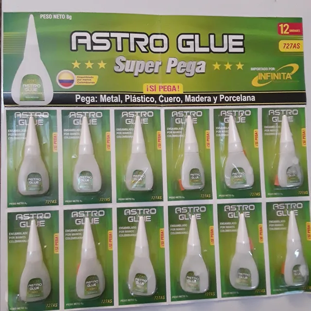 Pega Astro Glue 12 Unidades De 8 Grm Delivery Caracas