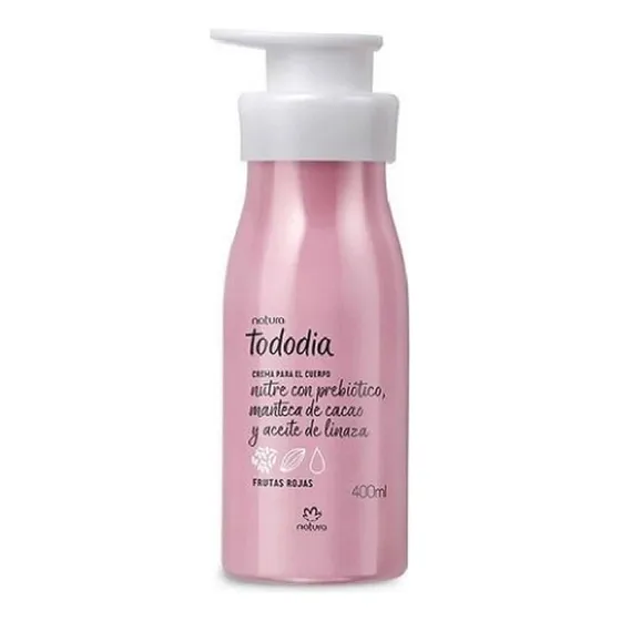 Crema Para El Cuerpo Frutas Rojas 400ml Natura Tododia Frutos Rojos