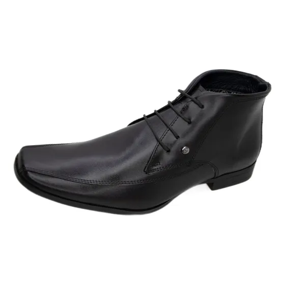 Botin Hombre Piel Negro Lugo Conti - Manolo 541-1/2