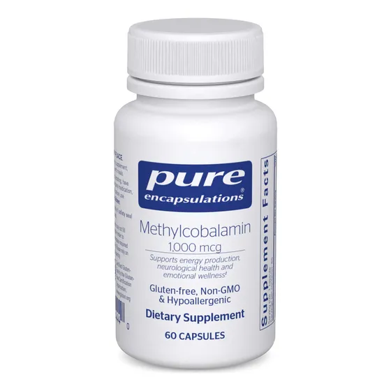Suplemento Pure Encapsulations De Metilcobalamina, 1000 Mcg