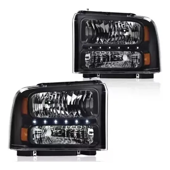 Faro Ford Tritón 2006-2010 Fondo Negro Cn Led Central Oferta
