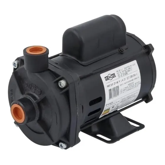 Bomba Dágua Centrifuga Cp-4r Monofásica Dancor 1/2cv 127/220V Cor Preto Frequência 60 Hz 127/220V