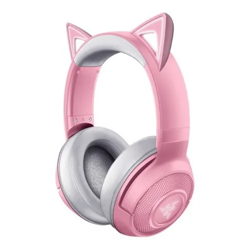 Auriculares Gamer Razer Kraken Kitty Bt Quartz Rosa Rgb