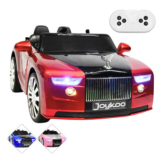 Montable Electrico Clasico Para Niños Bluetooth Sonido 12v Rojo