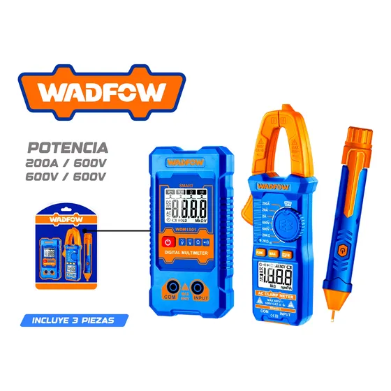 Kit Tester Multimetro Digital Electrico Wadfow