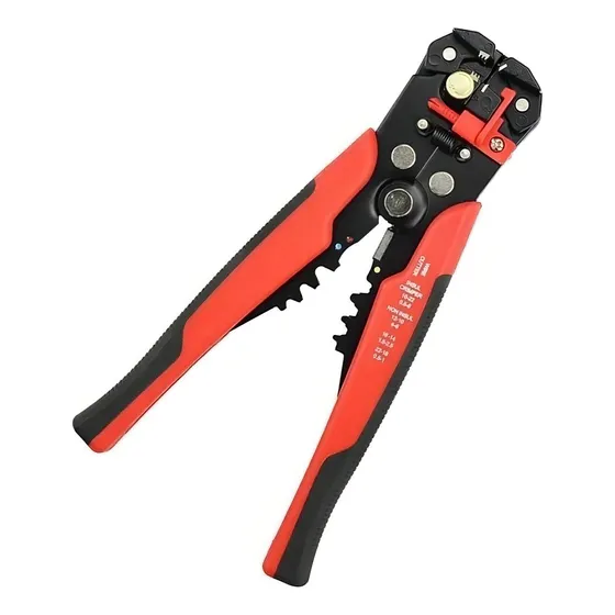Pinza Pelacable De Presicion Frontal Con Crimpeadora