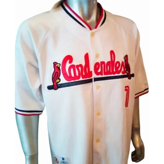 Camisa Blanca Home Club, Talla Xl, Cardenales Del Lara