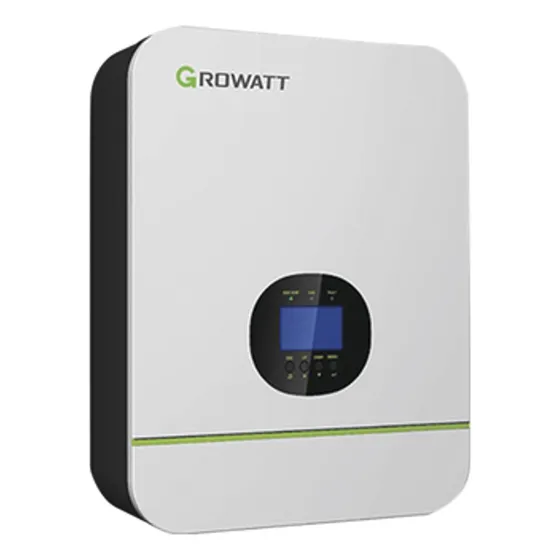 Inversor Cargador Growatt 3kw Compatible Con Baterías De Lit