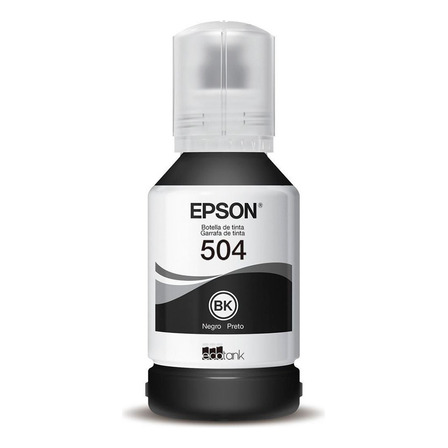 Tinta De Impressora Preta Epson T504 70 Ml Tinta De Impressora Preta Epson T504 70 Ml