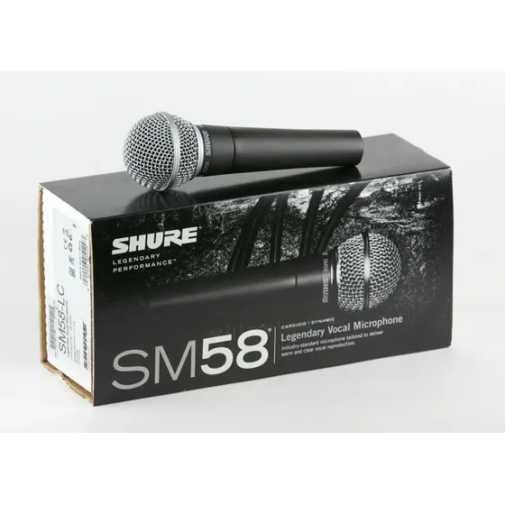 Microfono Profesional Shure Sm58 C/cable Tienda Cod 2786