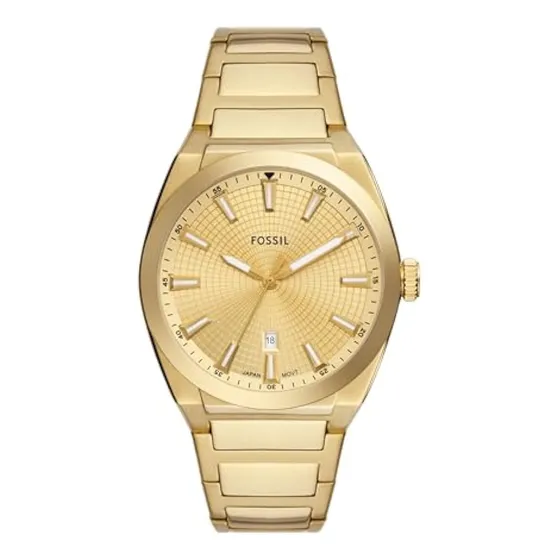 Fossil Everett Reloj De Cuarzo De Acero Inoxidable