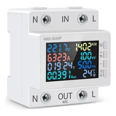Interruptor Termomagnetico Medidor Inteligente Smart Wifi