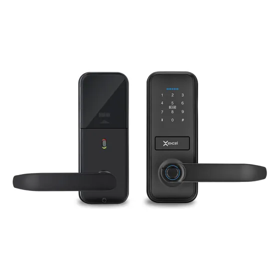 Cerradura Inteligente Wifi Y Huella Digital Excel Sl200 Color Negro