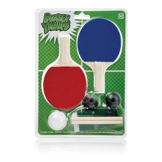 Computadora Set Tenis Mesa Ping Pong Color Rojo Azul