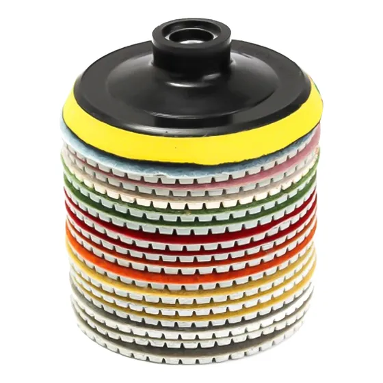 Discos Flexibles Para Pulir Granito 4 Pulgadas Incluye Base