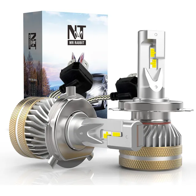 Kit Focos Led Mr Rabbit Original H4 Alta Potencia Auto