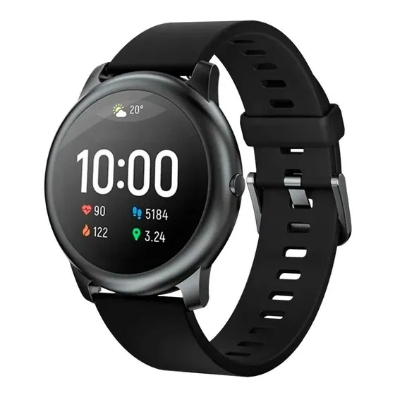 Haylou solar LS05 smartwatch display de 1.28" con correa de silicona