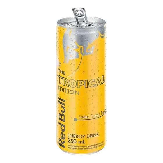 Energético Red Bull Energy Drink, Tropical, 250ml (24 Latas)