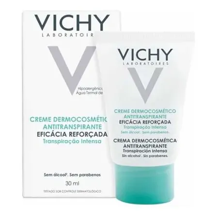 Antitranspirante Creme Vichy 30ml Sem Fragrância