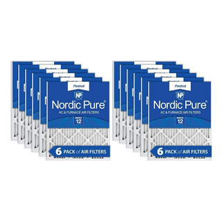 Nordic Pure Filtros De Aire Plisados Merv 12 De 16 X 25 X 1 Nordic Pure Filtros De Aire Plisados Merv 12 De 16 X 25 X 1