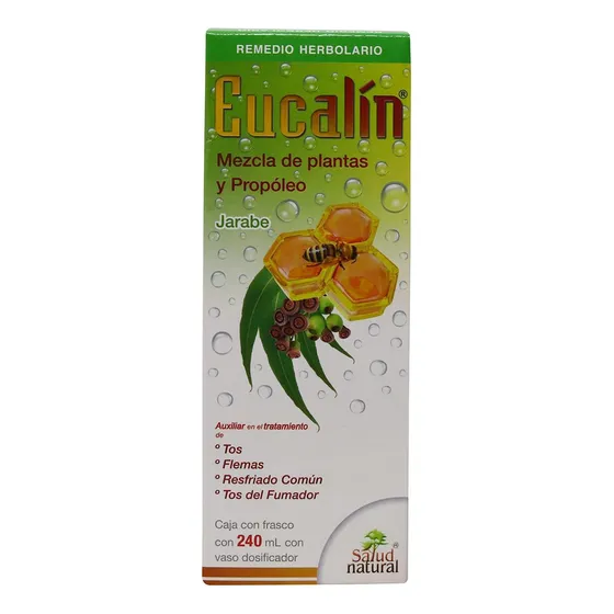 Eucalín Jarabe Frasco De 240 Ml Remedio Herbolario