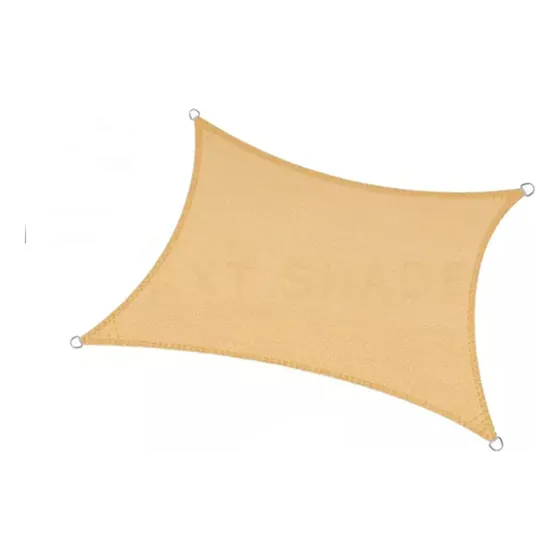 Toldo Tipo Vela Rectangular Color Beige 3 X 5 Mts.