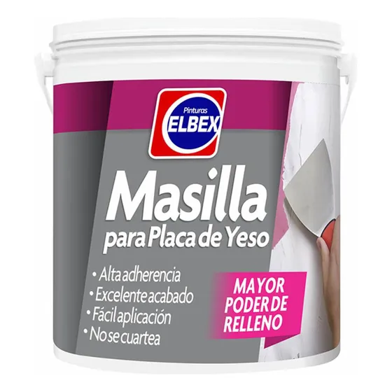 Masilla Para Placas De Yeso 6kg. Elbex G P