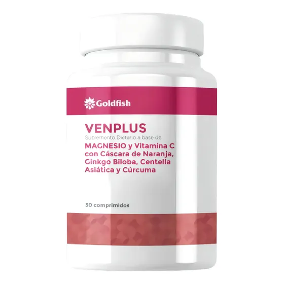 Venplus Goldfish Magnesio Vit C Ginko Centella Curcuma X 30 Comp.