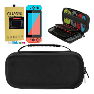 Case Capa Estojo + Película Vidro Nintendo Switch Case Capa Estojo + Película Vidro Nintendo Switch