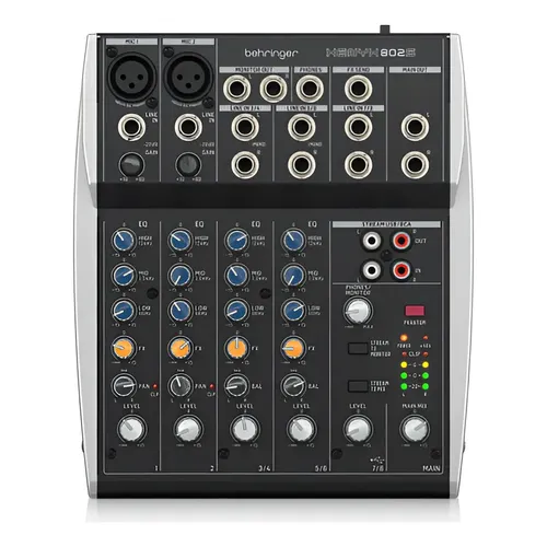 Mesa De Som Behringer Xenyx Qx602 Efx Mp3 6 Canais | Frete grátis