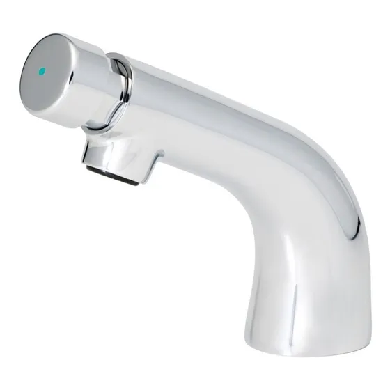 Llave Lavamanos Cierre Automatico Fundicion Pacifico Push Fp