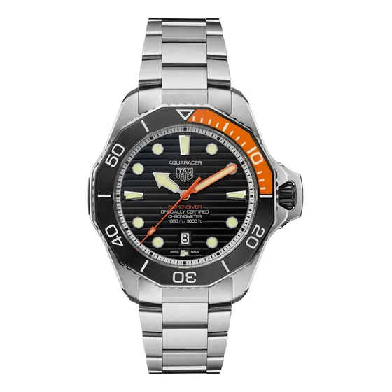 Relógio Tag Heuer Aquaracer Titânio Replica 1 Linha Cinza