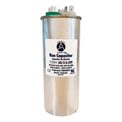353 Mfd Uf 370 O 440 Voltios Dual Run Capacacitor Redondo Cb | Meses