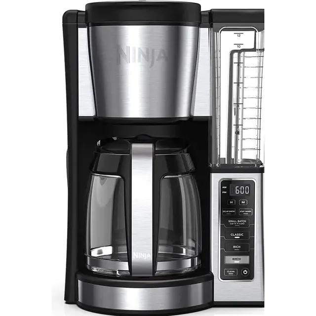 Cafetera Con Jarra De Cristal Ninja 12 Tazas 1100w