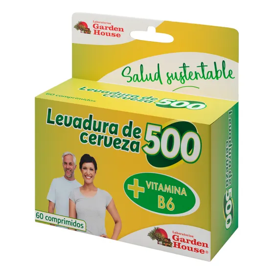 Levadura De Cerveza 500 X 60 Comprimidos Sabor No