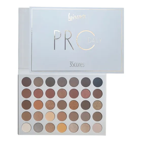 Paleta De Sombra 35 Cores Pro Daily Luisance Cor da sombra Colorida