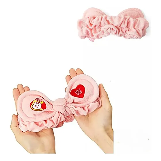 Vincha De Peluche Banda De Pelo Bts21 Calidad Importada