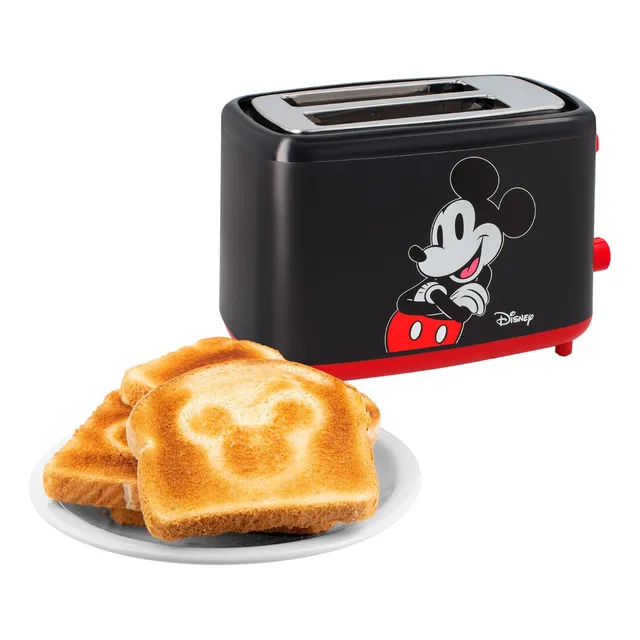 Tostadora Eléctrica Atma Disney Toat39pe Diseño Mickey 880w Color Negro