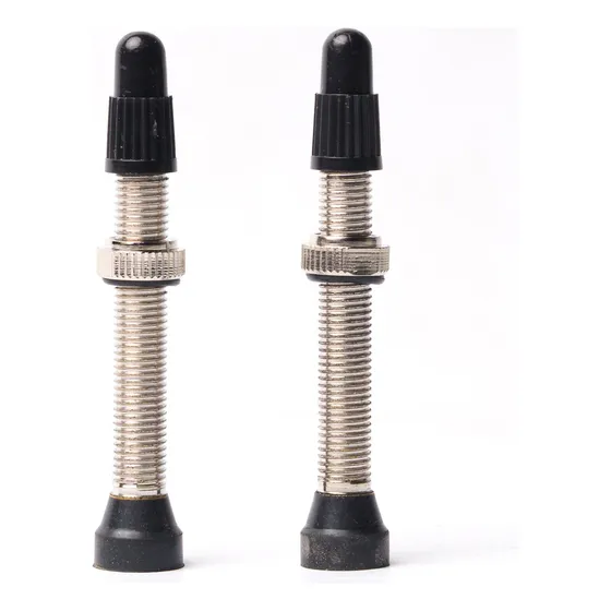 Kit Par De Valvulas Tubeless Presta Obus Desmontable