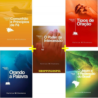 Kit 5 Livros O Jejum E A Redenção Da Nação + Tipos De Oração + O Poder Da Intercessão + Orando A Palavra E Mais Kit 5 Livros O Jejum E A Redenção Da Nação + Tipos De Oração + O Poder Da Intercessão + Orando A Palavra E Mais