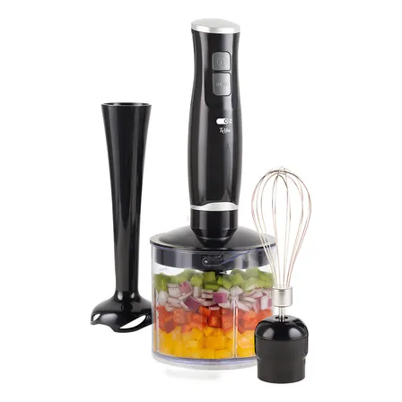 Mixer Turbo Chef 3 Em 1 250w Misturador Triturador E Fuet Sem Fio Portátil Mx4000 Oz Preto 220v