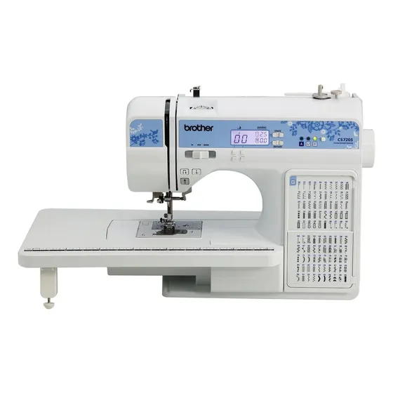 Máquina De Coser Brother Cs7205, 150 Tipos De Puntadas, Comp