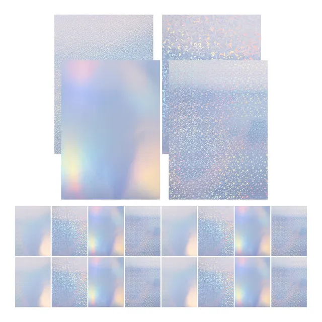 Pegatinas De Papel De Impresión Holográfica A Prueba De Agua